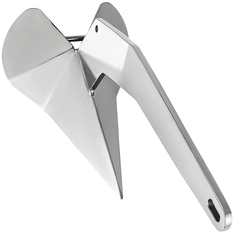 ISURE MARINE side profile highlighting triangular Delta shape for faster setting benefit