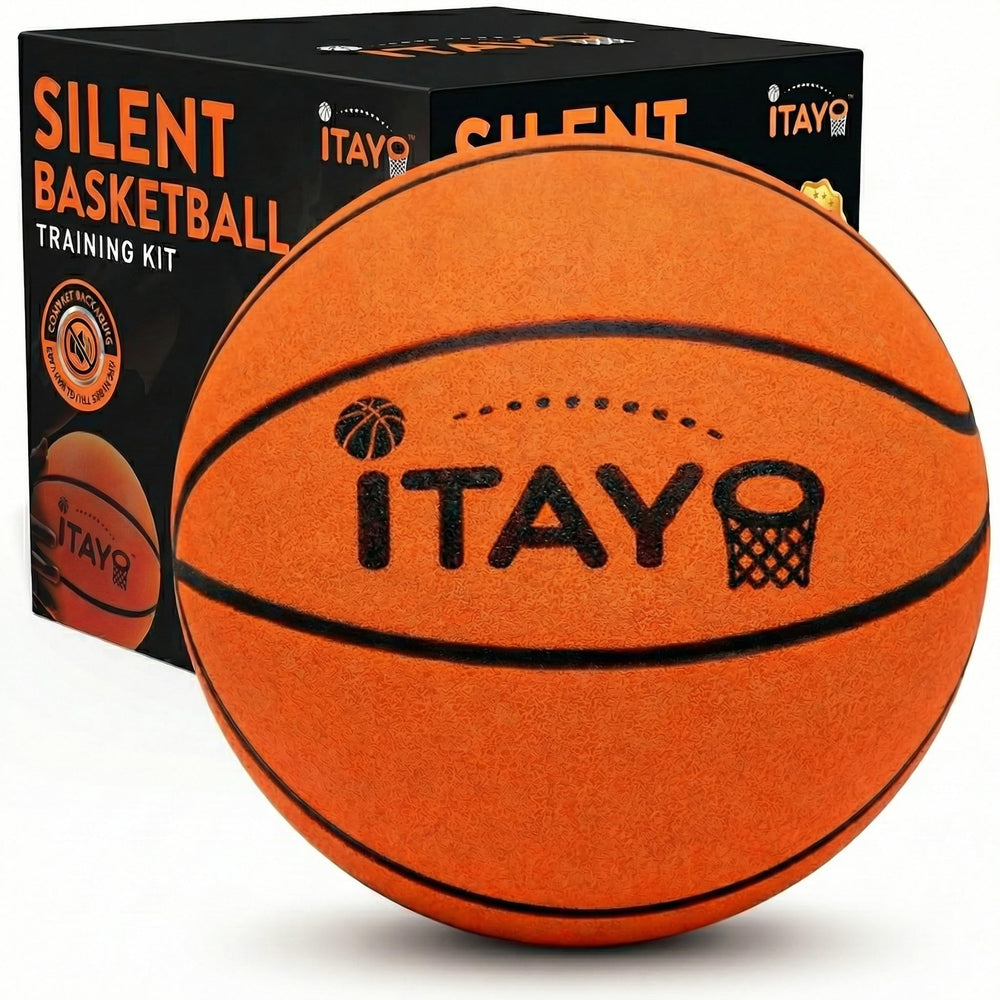 ITAYO front packaging showing full-size quiet training kit benefits