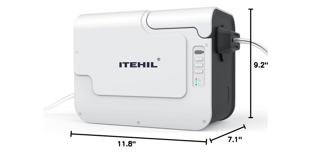 ITEHIL accessories and replacement cartridges showing easy maintenance and swaps