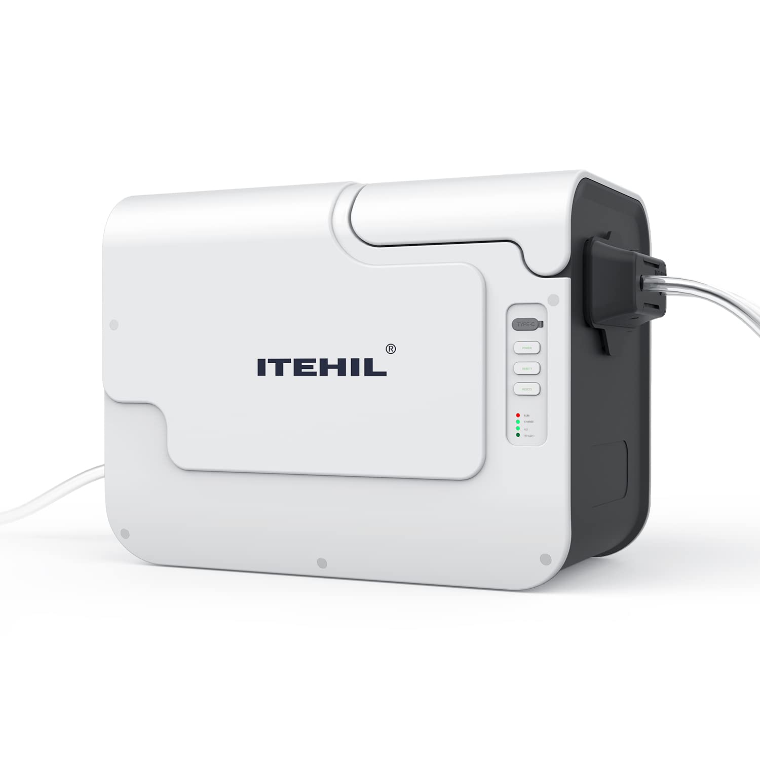 ITEHIL front view showing compact purifier and easy-carry design for portability