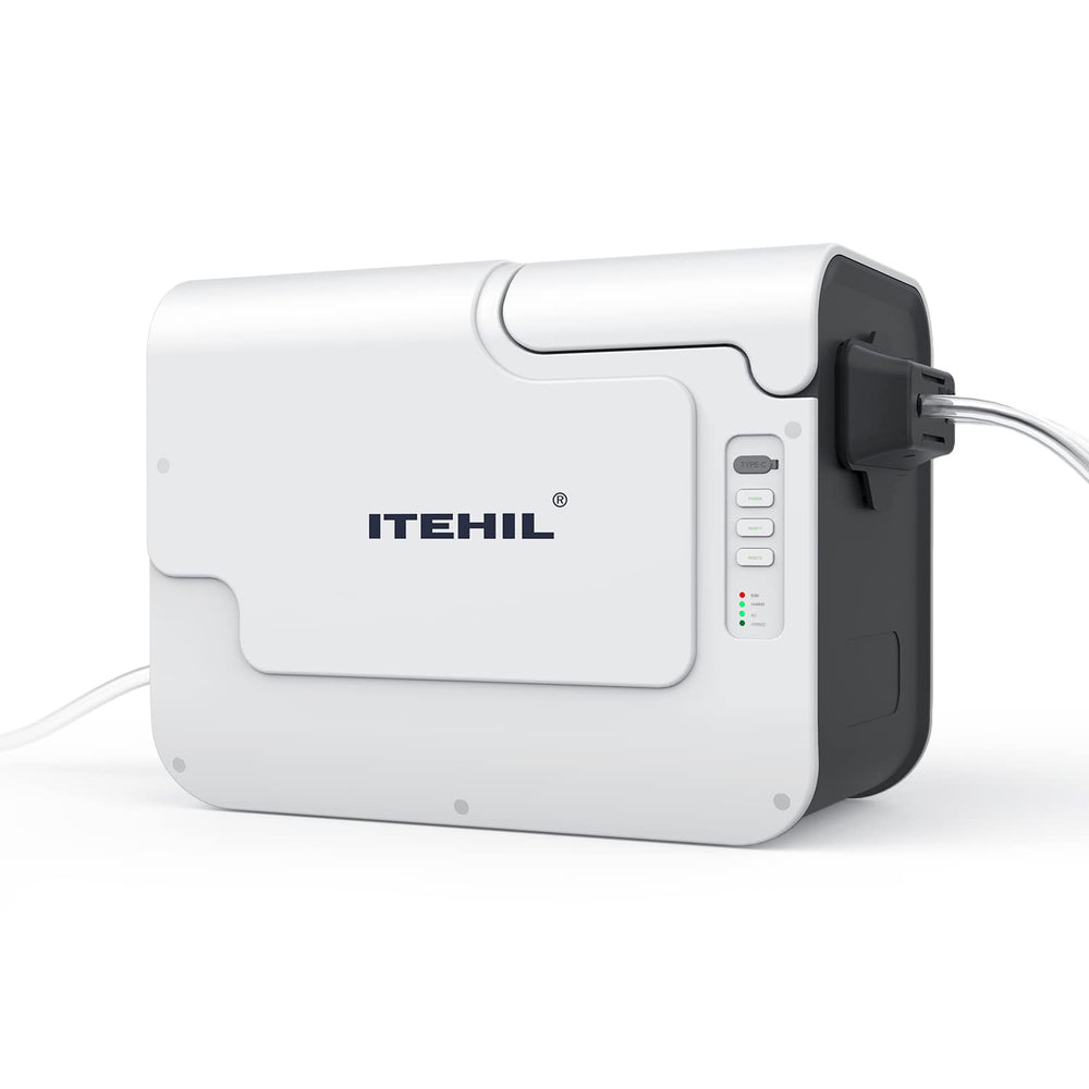 ITEHIL front view showing compact purifier and easy-carry design for portability