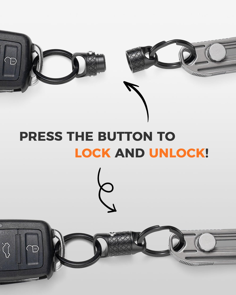IUMIUN close-up of magnetic and mechanical lock with clear durability benefit