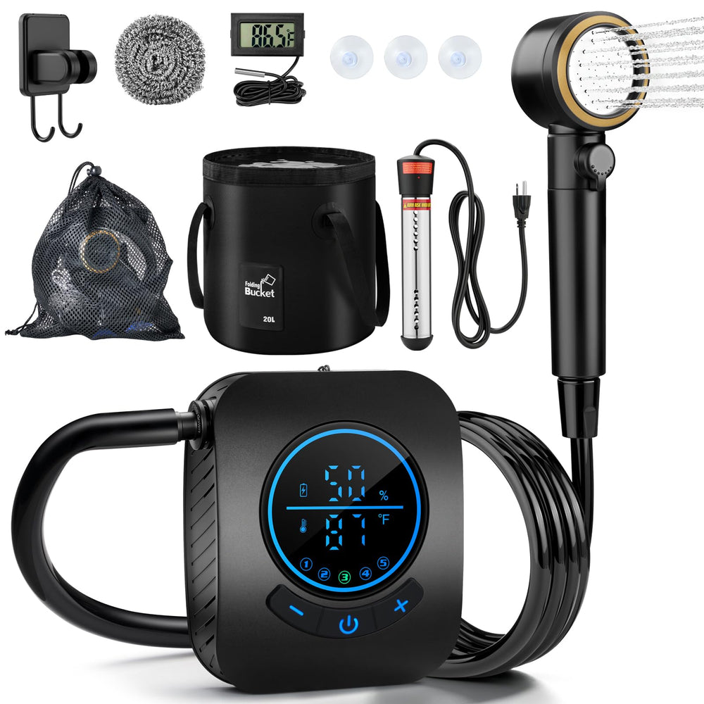 Ivuqa front view showing kit components and storage bag, easy packing benefit