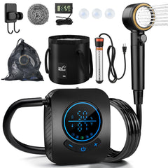 Ivuqa front view showing kit components and storage bag, easy packing benefit