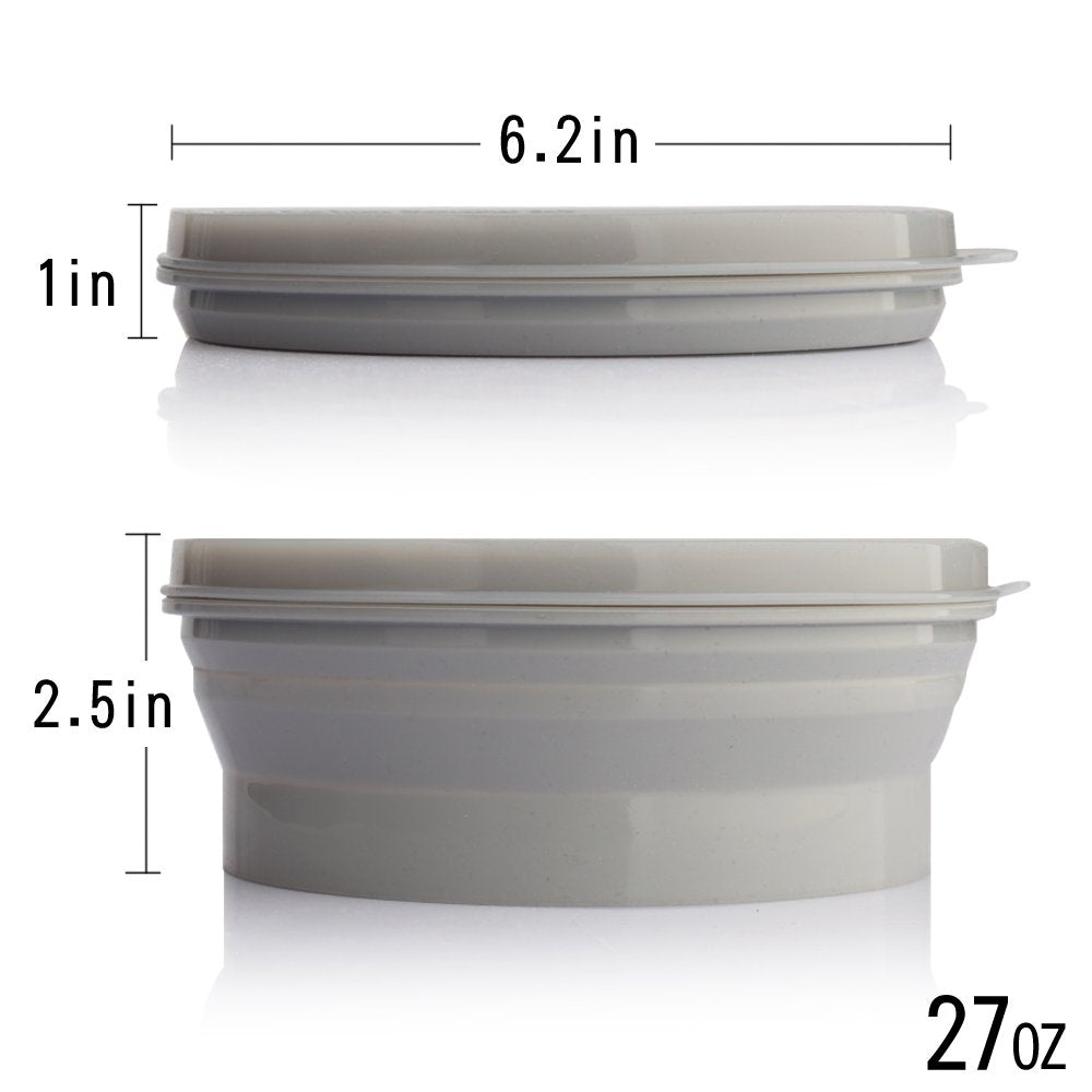 IYYI two-bowl set stacked for easy storage and travel readiness