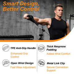 J Bryant detail of 7mm neoprene padding cushioning wrist for comfort