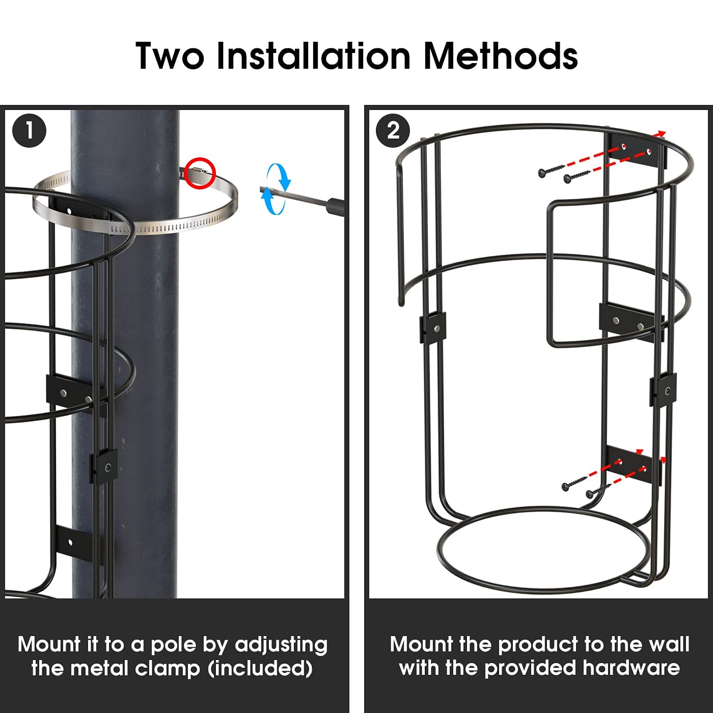 J JACKCUBE DESIGN rack holding two balls for quick access benefit