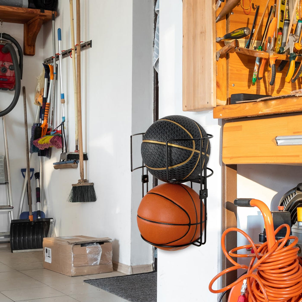 J JACKCUBE DESIGN wall mounted rack organizing sports gear neatly