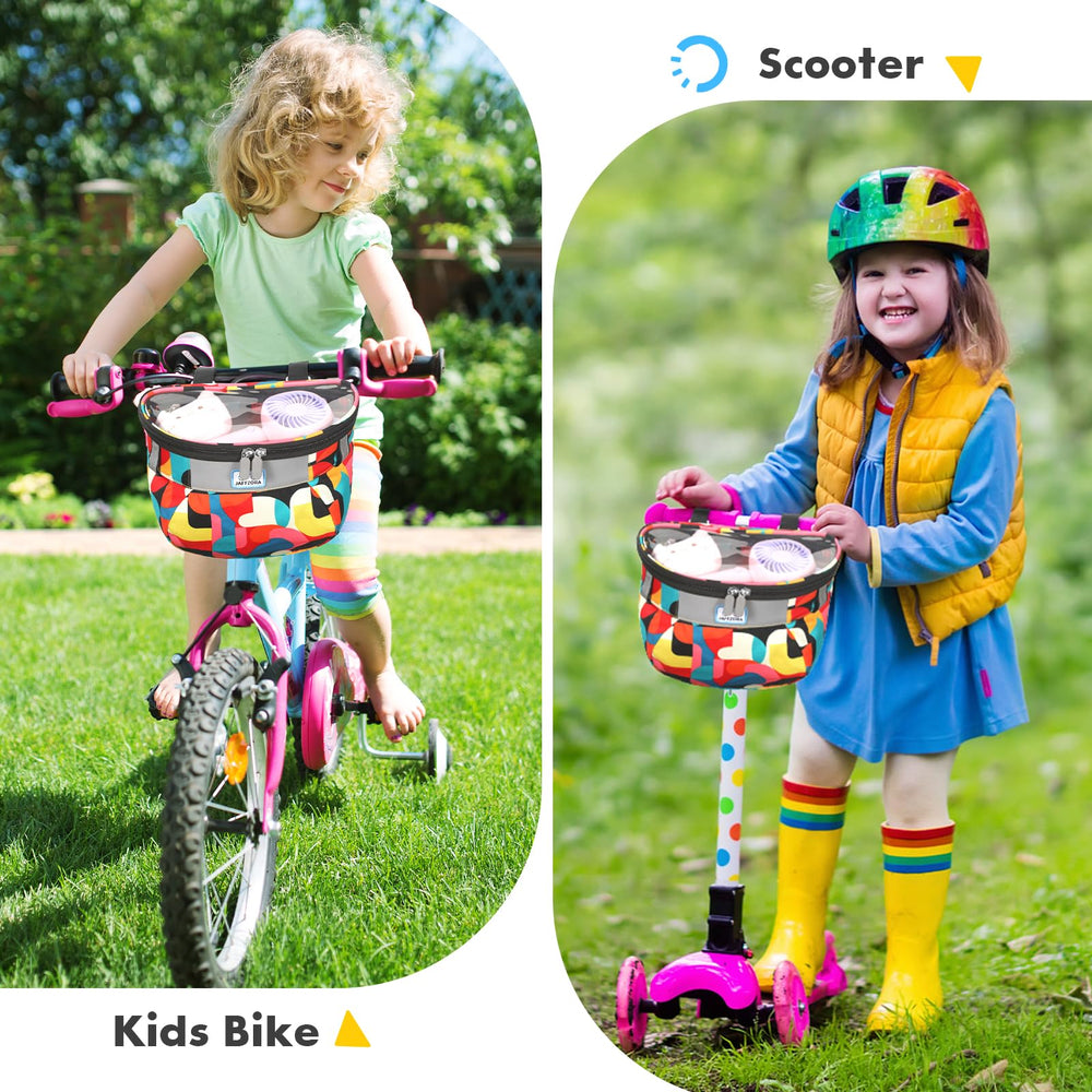 Jaffzora mounted on scooter showing easy install and playful use