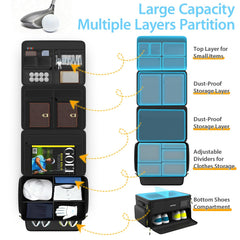 Jaffzora side zippered pocket detail storing cleaning tools and balls