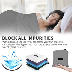 JAICOM liner on hotel bed protecting sheets and improving sleeping comfort