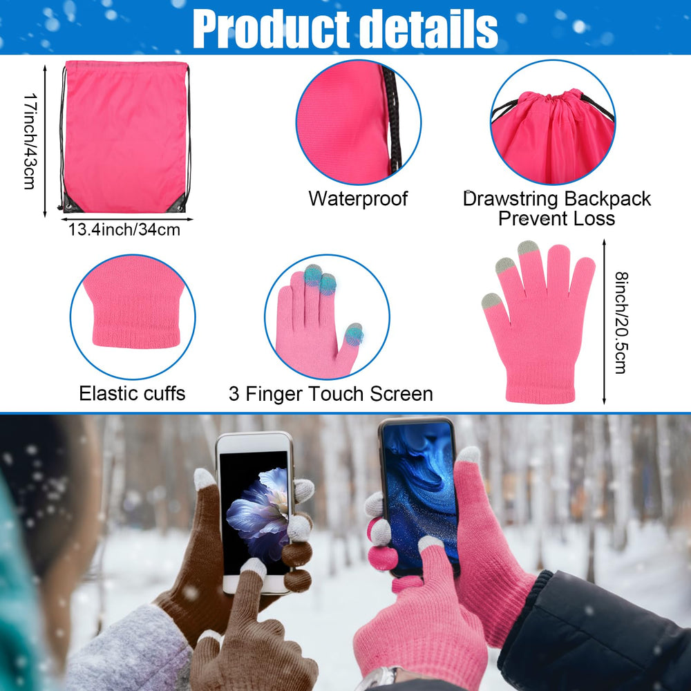 Jamntower drawstring bag filled with kit items for easy distribution