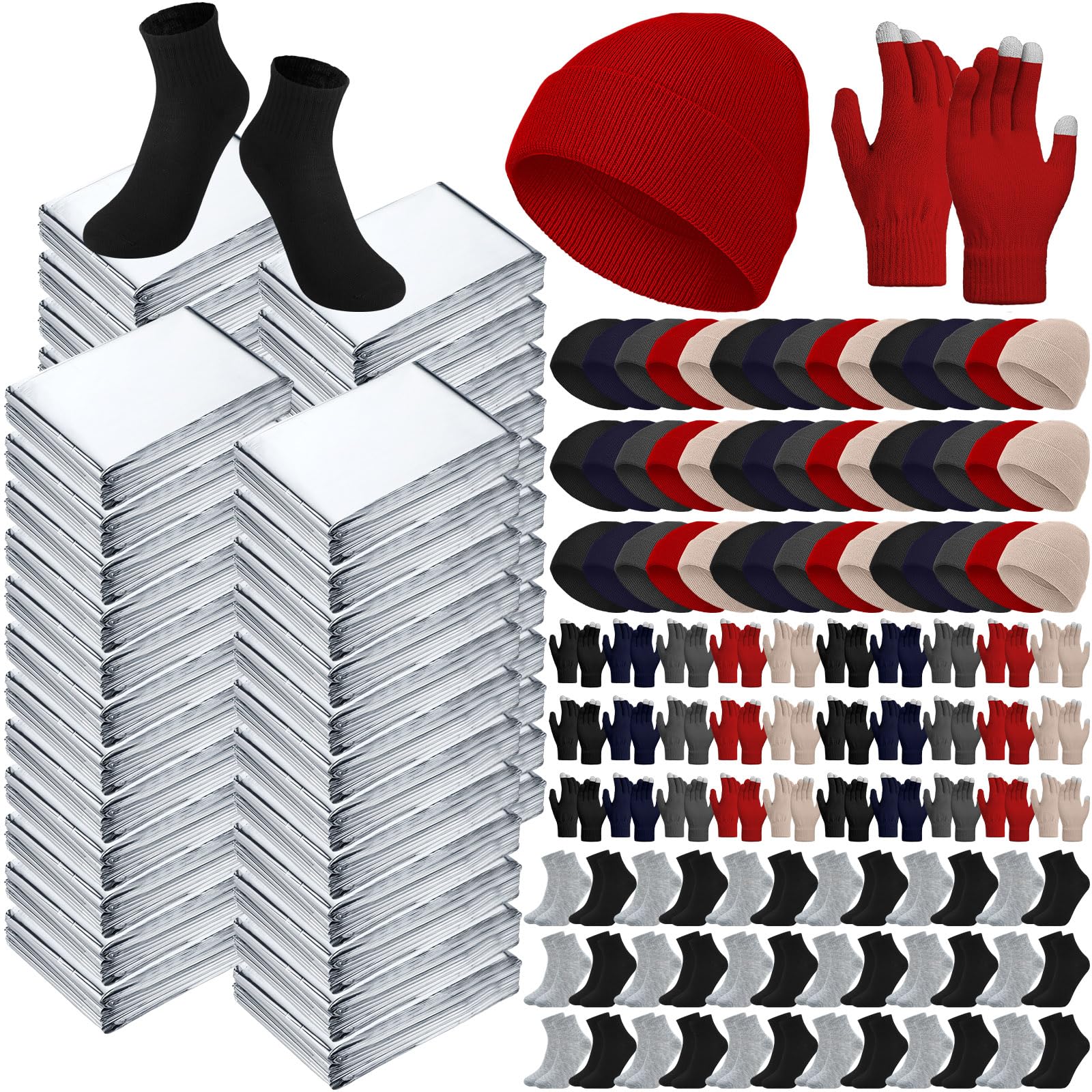 Jamntower packaging front view showing full 50-set bulk box and easy storage benefit