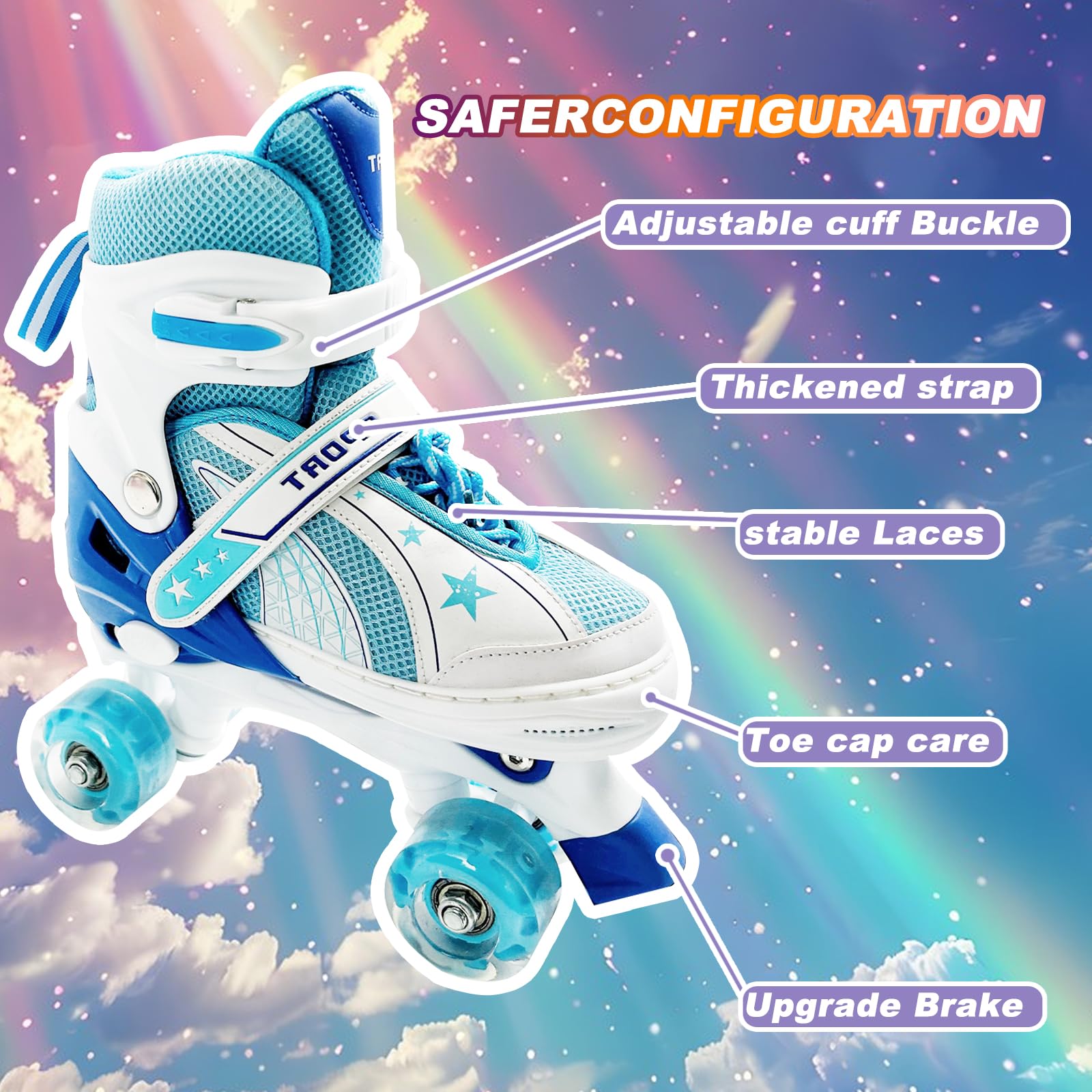 Janplay visible size-adjustment mechanism showing multi-size convenience