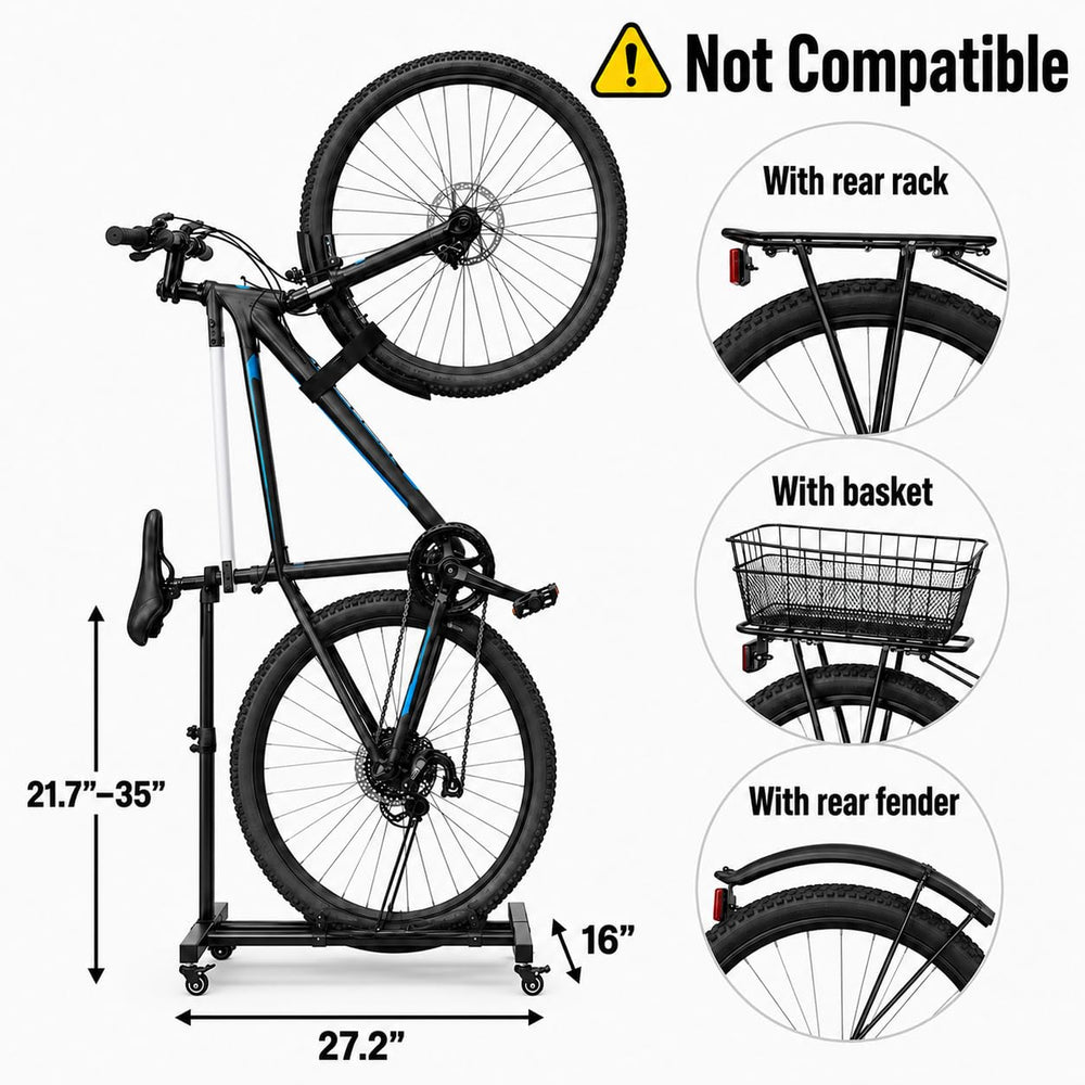 Japard lockable casters engaged to prevent rolling and ensure stability