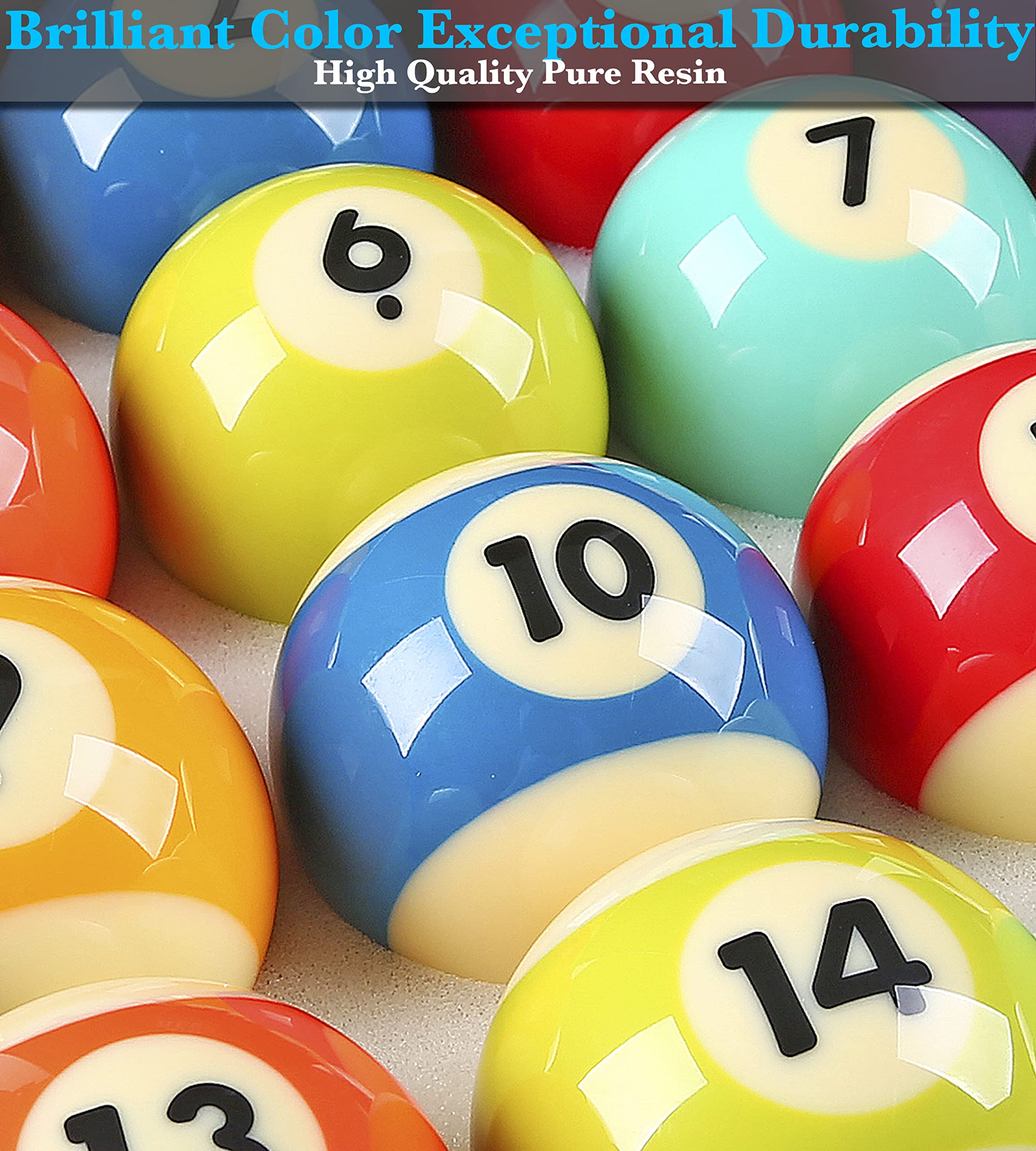 JAPER BEES close-up of ball surface gloss highlighting durable finish