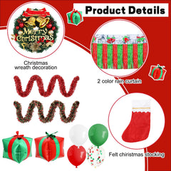 JarThenaAMCS felt wreath and stocking detail adding reusable texture and charm