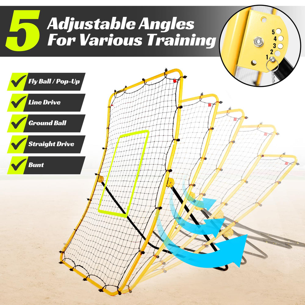 JASCOPRO angle adjustment hardware detail, lets you vary return trajectories