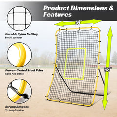 JASCOPRO close-up of net stitching and nylon, durable for repeated hits