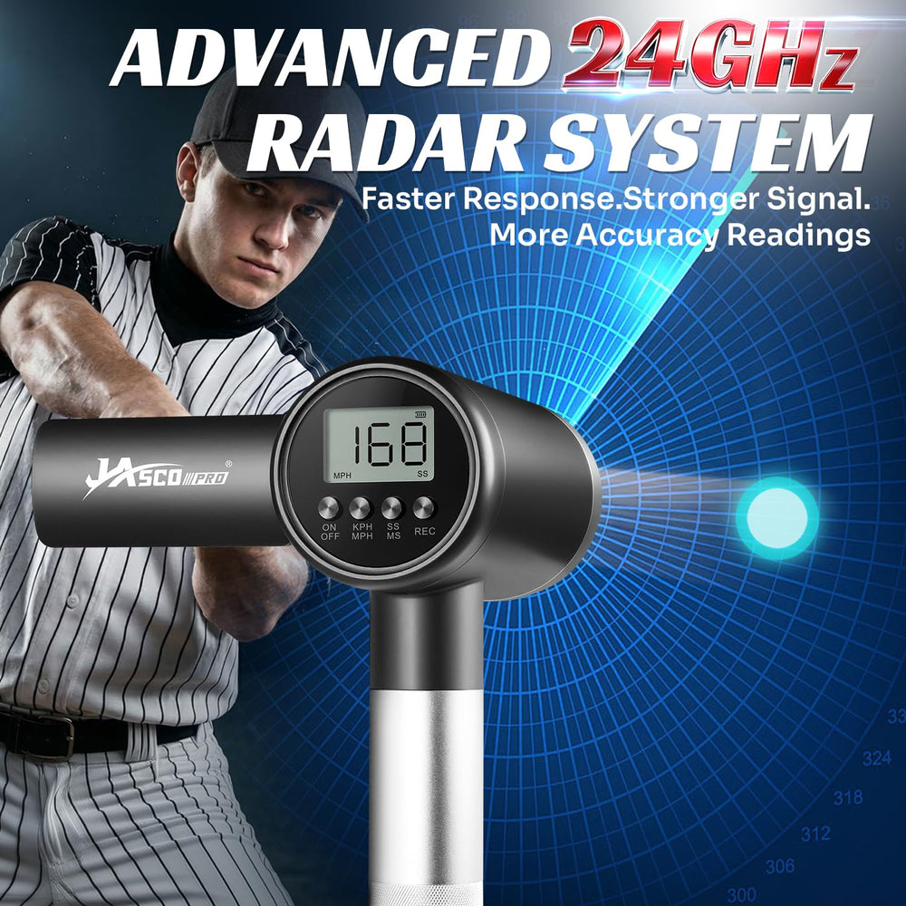 JASCOPRO rear LCD screen visible for coaches to monitor readings