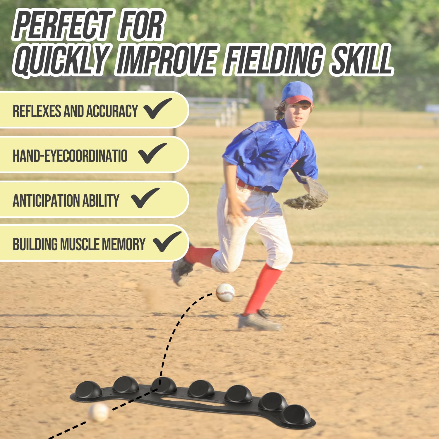 JASCOPRO folded trainer with handles, easy to carry and store between sessions