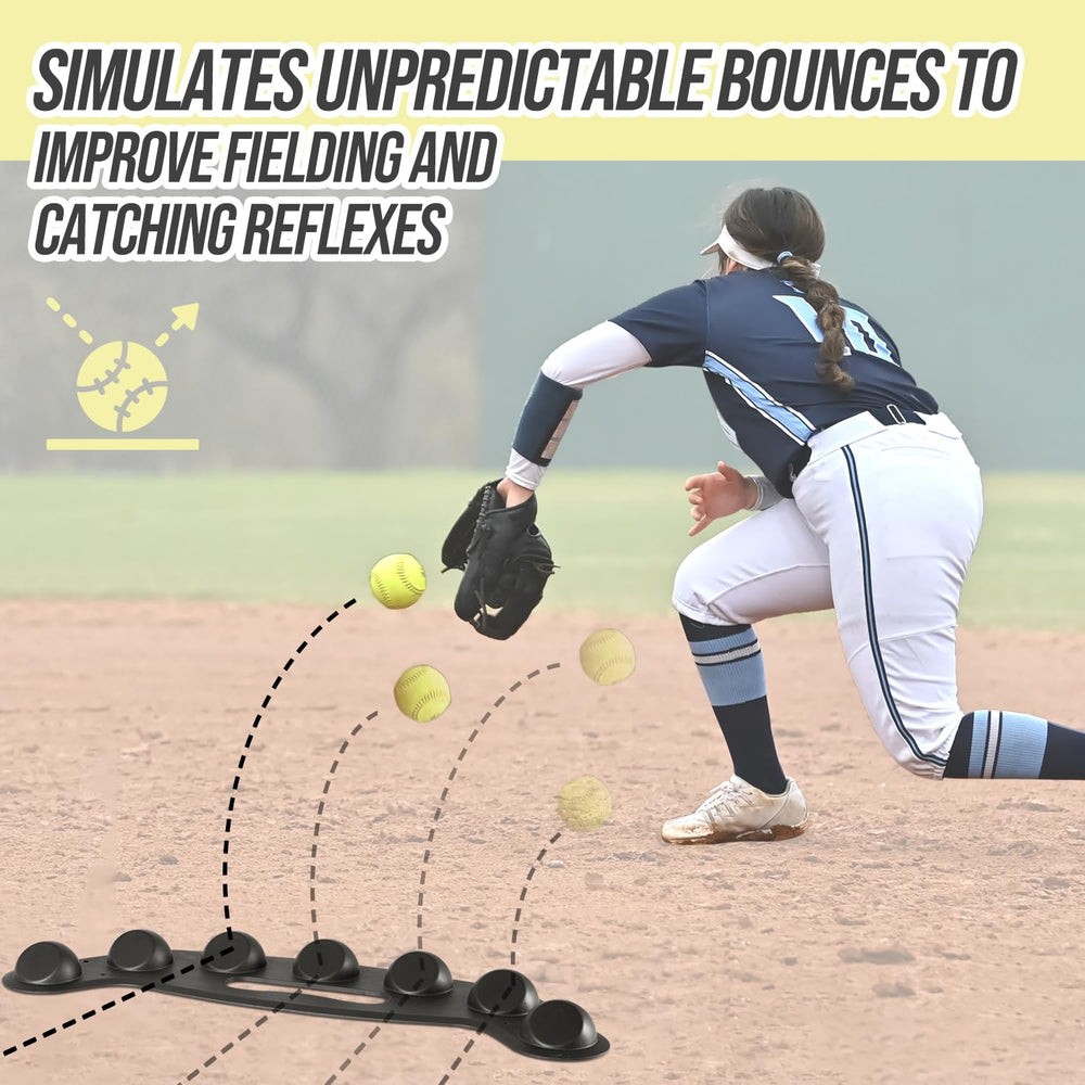 JASCOPRO trainer staked into grass, provides secure placement during outdoor practice