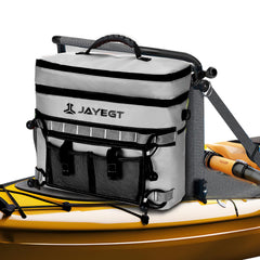JAYEGT front view of cooler bag showing compact durable design and easy access