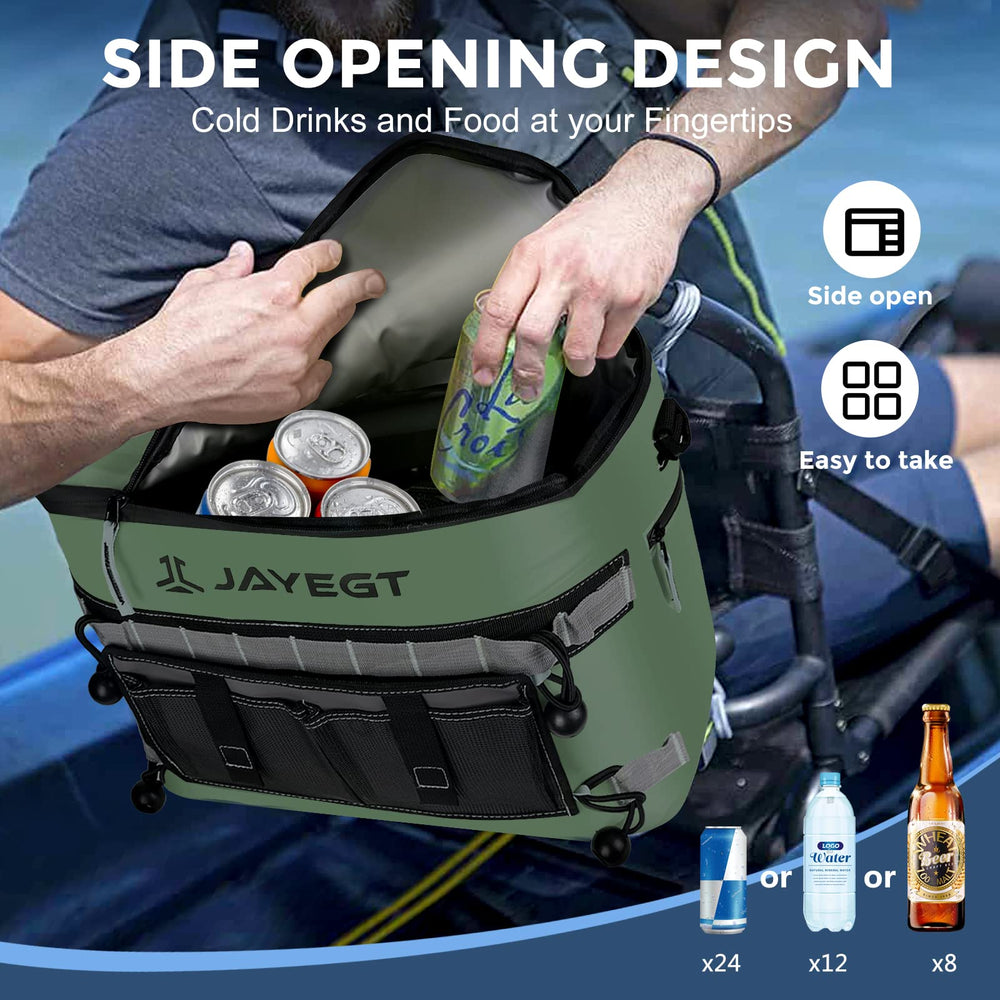 JAYEGT close-up leak-proof zipper detail for secure waterproofing