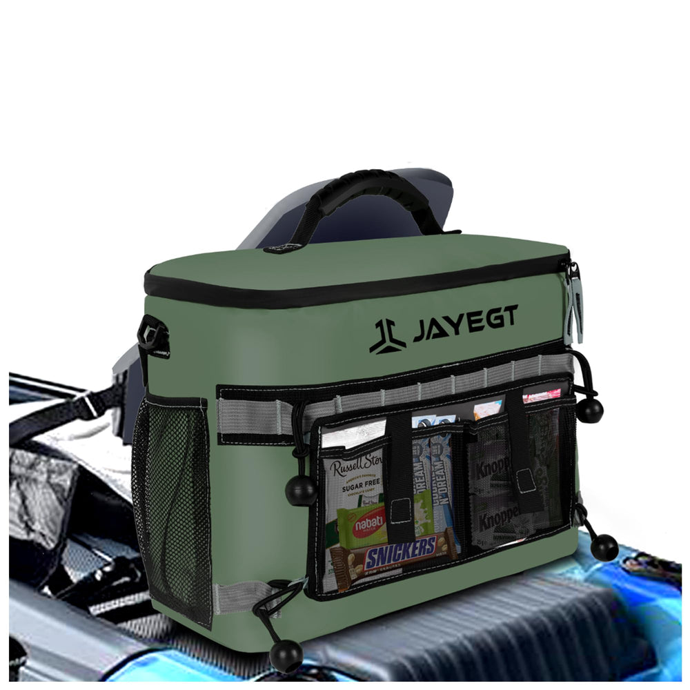 JAYEGT cooler front view showing compact, space-saving design