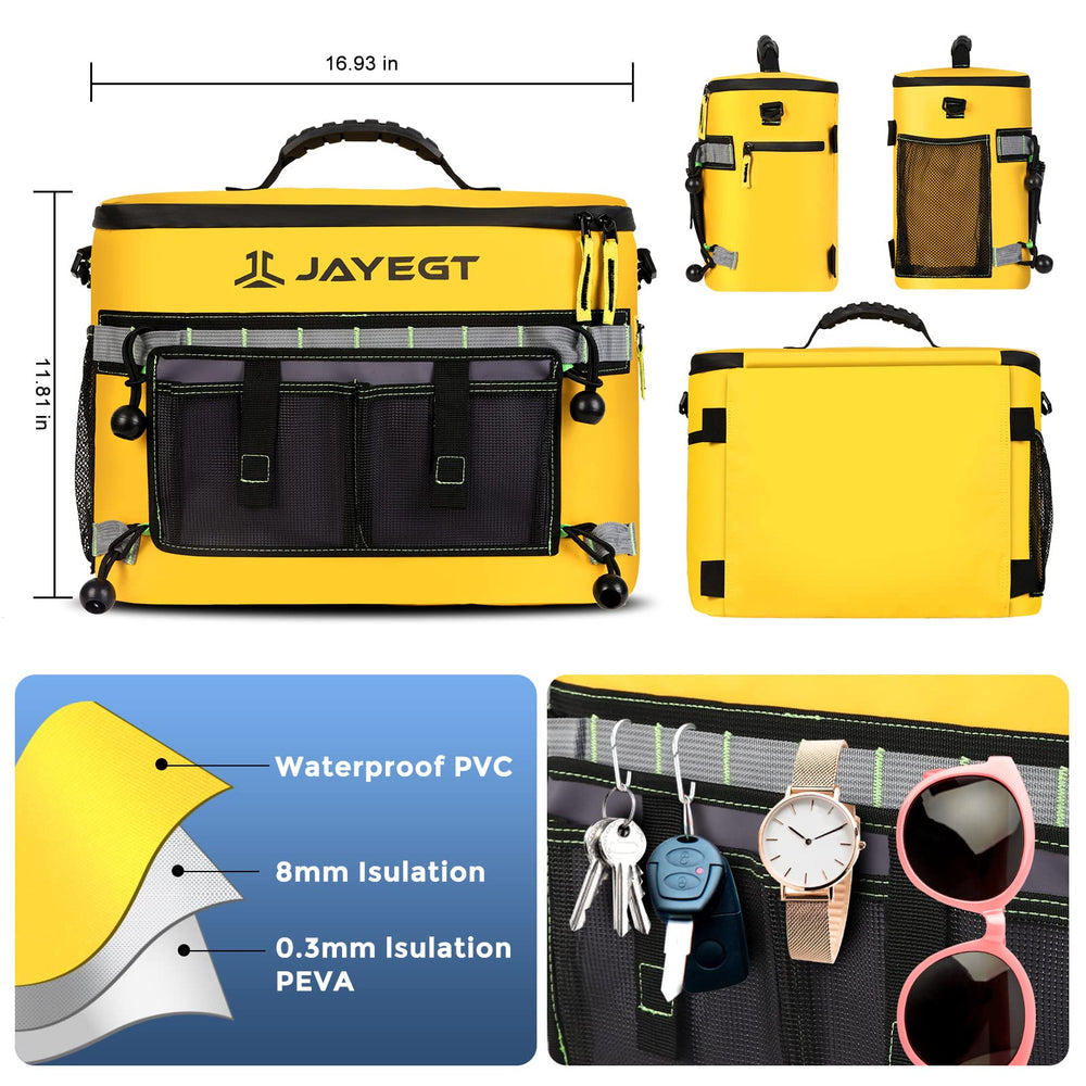 JAYEGT cooler insulated interior preserving cold drinks longer benefit