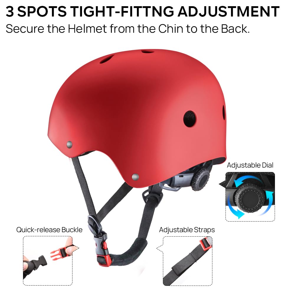 JBM helmet close-up of strap and buckle for quick adjustment benefit