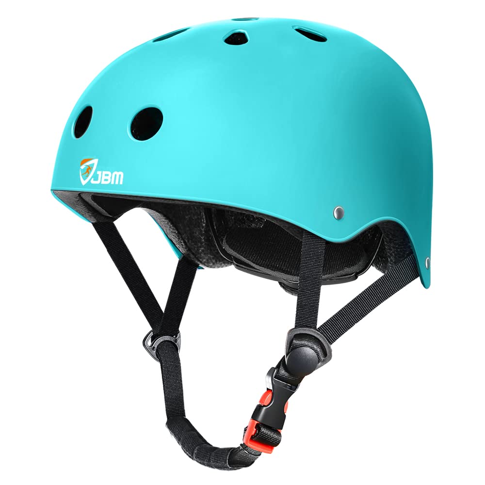JBM helmet front view showing sleek shell and protective benefit