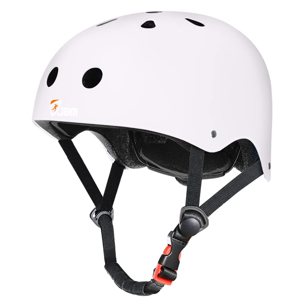 JBM helmet front view showing shape and secure coverage benefit