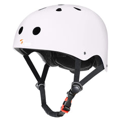 JBM helmet front view showing shape and secure coverage benefit
