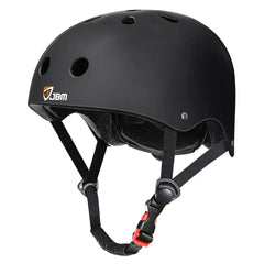 JBM helmet front view showing full coverage and sleek look to protect