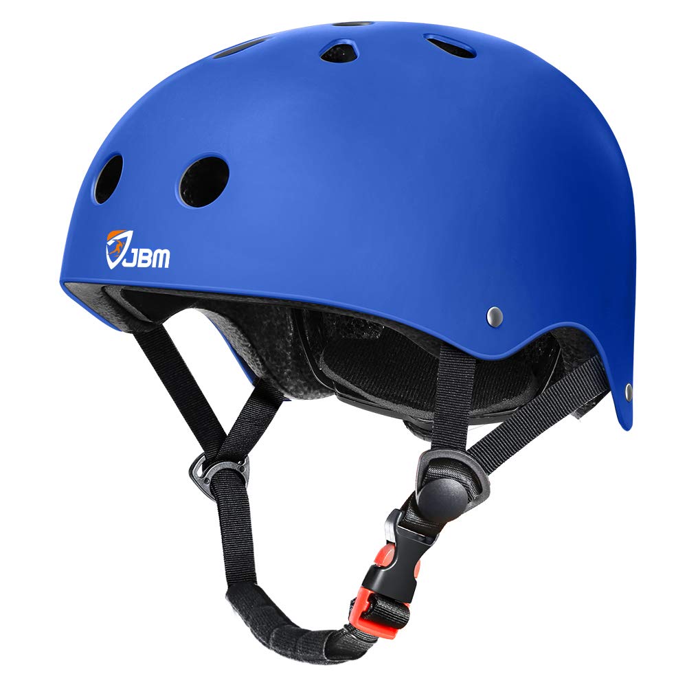 JBM helmet front view showing sleek shell and secure fit