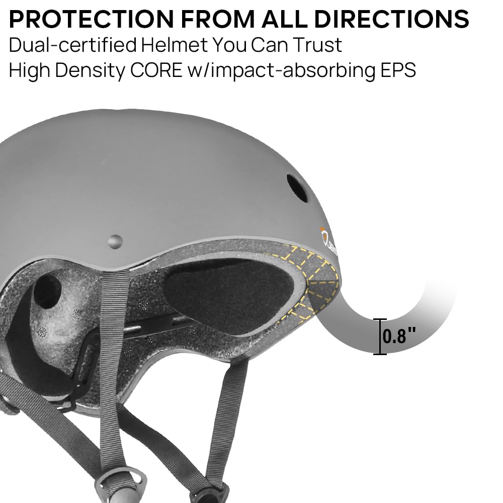 JBM helmet side profile highlighting aerodynamic design and stability