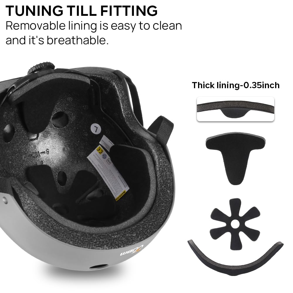 JBM helmet top vents visible for improved airflow and comfort