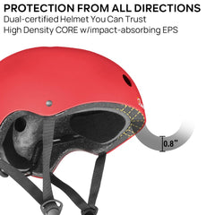 JBM helmet side profile highlighting vents for improved cooling benefit