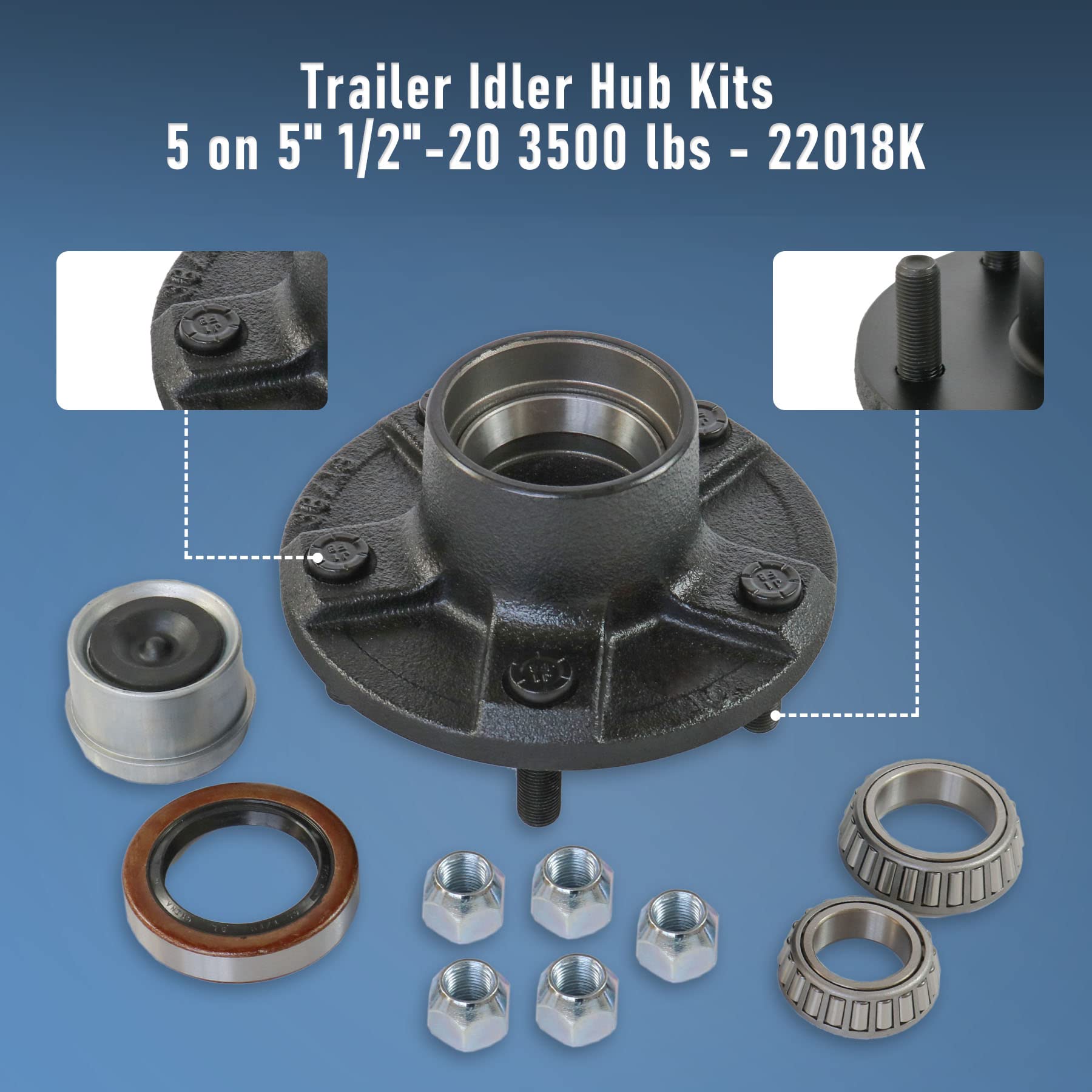 JDMSPEED bearing race preinstalled detail illustrating factory-installed convenience