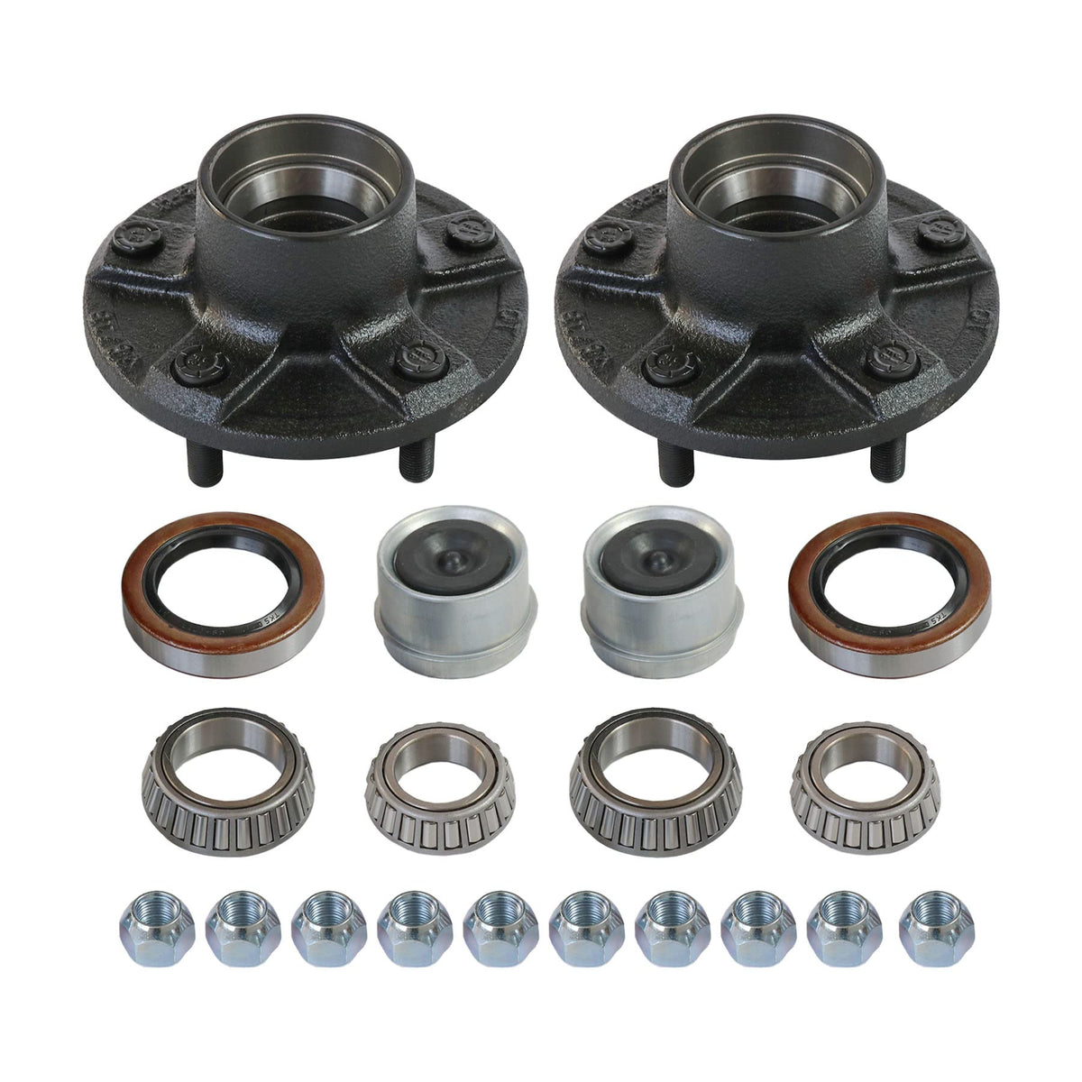 JDMSPEED front view of hub kit showing complete parts and easy replacement benefit