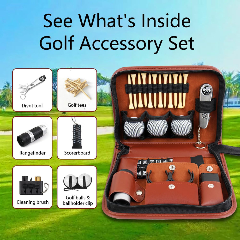 JDSZM golf balls and tees detail showing quality balls and included tees