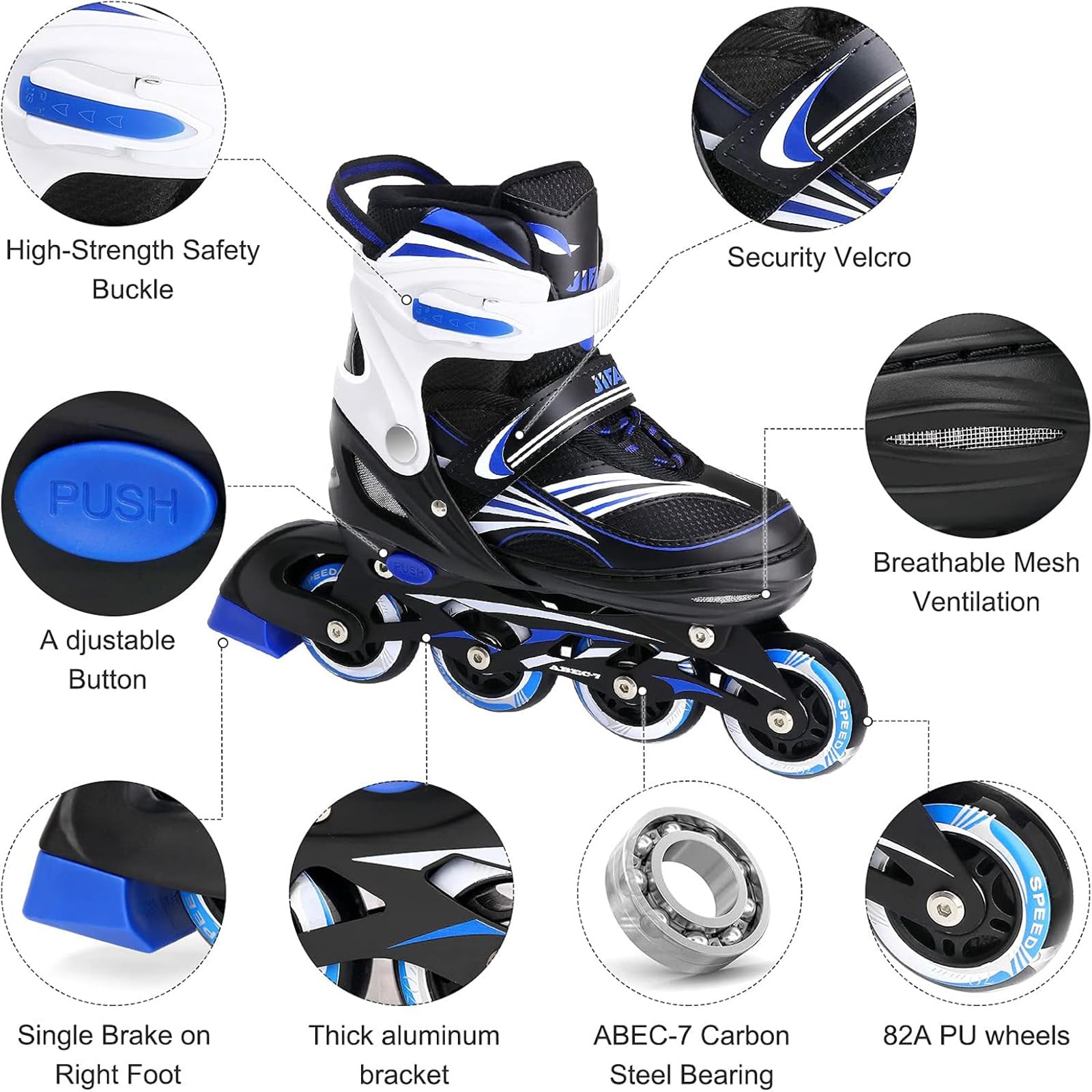 JeeFree skates in use at a park encouraging active outdoor play
