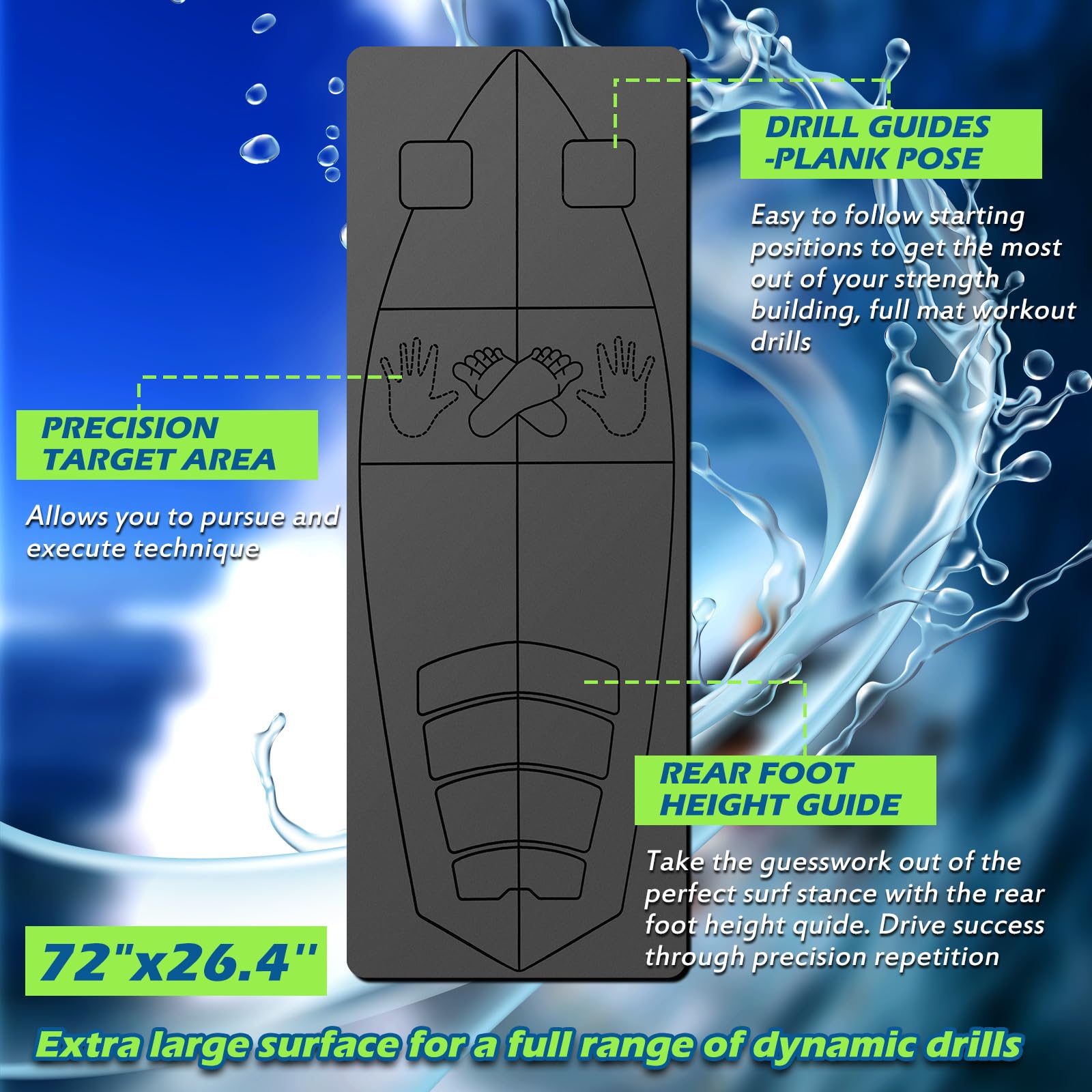 JellyArch in-use with athlete performing pop-up demonstrating stability and realistic board feel