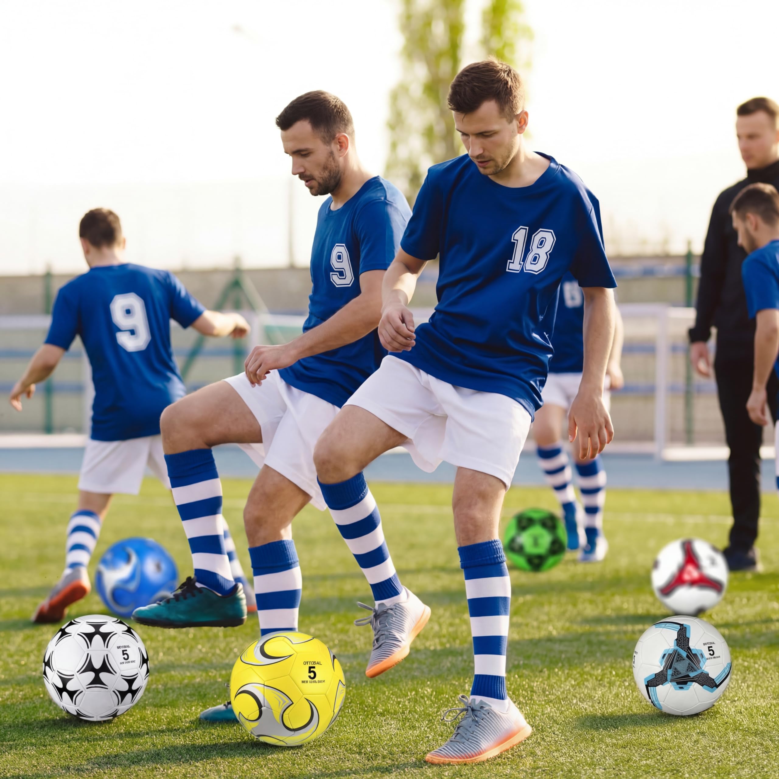 Jenaai balls in backyard game scene encouraging team play and fun