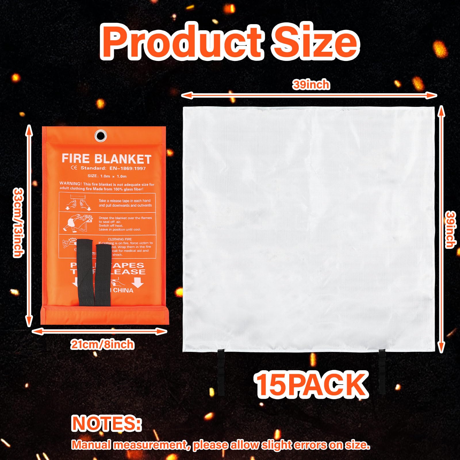 Jerify folded compact blanket stored flat for easy grab-and-go convenience