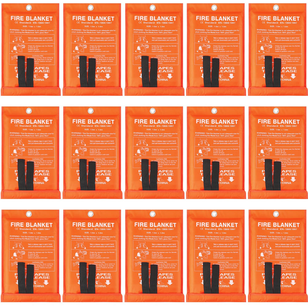 Jerify front packaging showing 15 fire blankets for quick emergency access