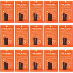 Jerify front packaging showing 15 fire blankets for quick emergency access