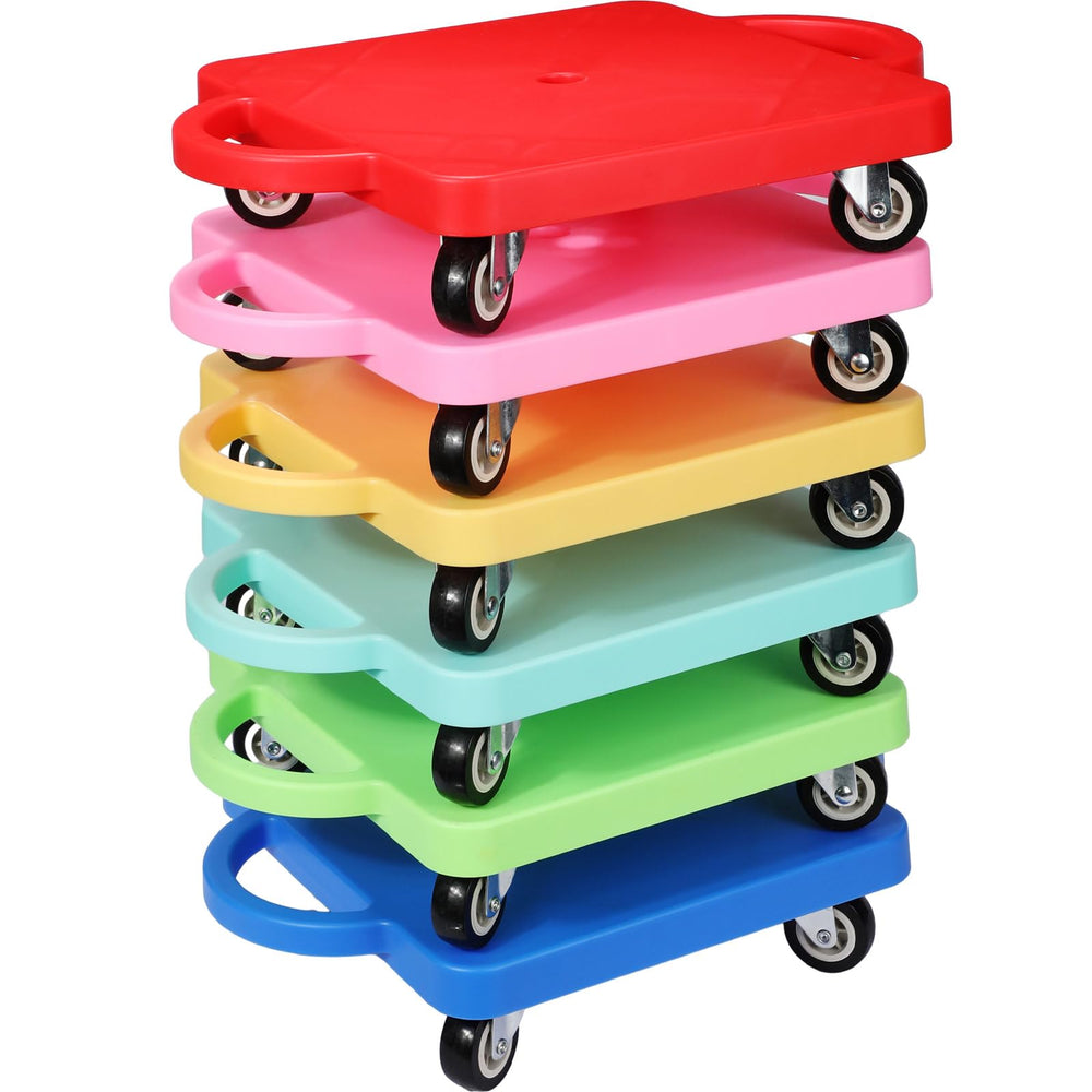 Jerify scooter board front view showing stable base and bright color benefit