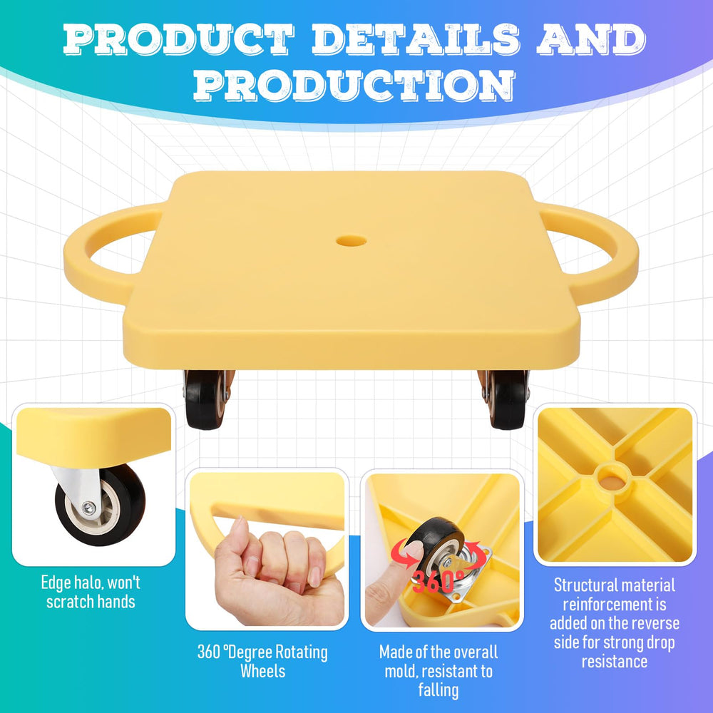 Jerify plastic wheel close-up protecting floors and reducing noise